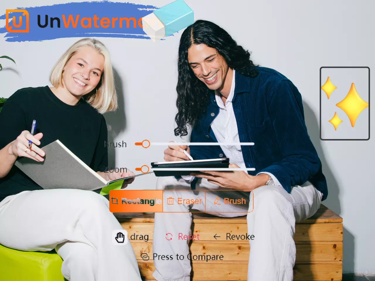 Simple, fast, and high-quality watermark removal